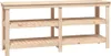 A three-tiered wooden workbench against a white background. Anteprima dell’immagine prodotto