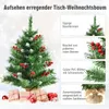 COSTWAY 60cm mała choinka, mini choinka z 76/108 gałązkami, Podgląd zdjęcia produktu 4