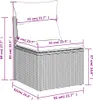 VidaXL 365984, Czarny, 110 kg, 550 mm, 620 mm, 690 mm Podgląd zdjęcia produktu 11