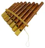 Panpipe whistle bambù strumento a fiato fatto a mano musica Anteprima dell’immagine prodotto 1