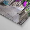 Bilder auf glas - Pflanzen Bank Straße Sommer - 90x30cm - Produktbild-Vorschau 5