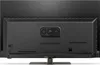 The back of a Philips OLED television is shown, mounted on a stand. Produktbild-Vorschau