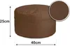 sunnypillow Sitzsack - Hocker rund 25 x 45 cm  Indoor & Produktbild-Vorschau 2