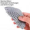 Duschabfluss Haarfänger 4er Set, Silikon Abflusssieb mit Produktbild-Vorschau 6