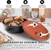 Römertopf Brottopf Rund Ø 30cm - Brotkasten Schwarz aus Produktbild-Vorschau 3
