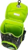 An open backpack with a bright green interior. Produktbild-Vorschau