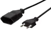 LogiLink Verlängerungskabel Eurostecker 1,0 m schwarz Produktbild-Vorschau 3