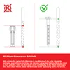 PremiumX 45-50cm Wandhalter Stahl verzinkt SAT Antenne Produktbild-Vorschau 4