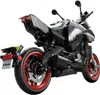 A detailed view of a black and gray Suzuki Katana motorcycle model, likely made of building blocks, shown from a rear-diagonal angle against a white background. Voir les images du produit
