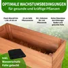 TTL GARDEN Balkon Hochbeet S 80x30x80 cm – Holz Produktbild-Vorschau 4