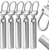 Set di 5 targhette in metallo argentato per tirazip Anteprima dell’immagine prodotto 5