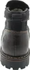 The back view of a black and brown boot. Anteprima dell’immagine prodotto