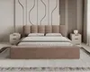 Chilly. Design Bed Milan - Comfortabel gestoffeerd bed met Productafbeelding-voorbeeld 2