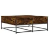 The Living Store Couchtisch Räuchereiche 100x99x40 cm Produktbild-Vorschau 3