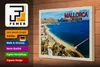 Holzschild Reise 30x20cm Mallorca Spanien Port de Pollenca Produktbild-Vorschau 3