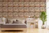 Selbstklebende Tapete Möbelfolie Holzoptik Patchwork Produktbild-Vorschau 2