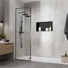 LuxeBath Wandnische aus Edelstahl, 60x30x10 cm, Schwarz, Produktbild-Vorschau 7