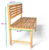 Balkontisch-Set mit Eckbank – Akazienholz  ca. 150 x 100 x Produktbild-Vorschau 17