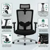 Krzesło biurowe Adormii, ergonomiczne krzesło do biurka z Podgląd zdjęcia produktu 5