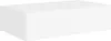 A white rectangular shelf unit shown from a three-quarter angle against a white background. Produktbild-Vorschau
