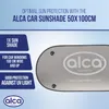 alca® Automatická clona do auta, 50x100 cm, ochrana proti Náhled obrázku produktu 2