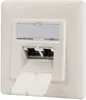 Gniazdo sieciowe Logilink kat. 6A podtynkowe 2x RJ45 Podgląd zdjęcia produktu 3