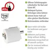 WENKO Toiletten Papier Halter Klo Rollen Edelstahl ohne Produktbild-Vorschau 3