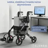 Składany i lekki wózek inwalidzki ELONEO 2w1 z siedziskiem, Podgląd zdjęcia produktu 8