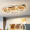 ZMH Lampada da soffitto a LED dimmerabile in legno con Anteprima dell’immagine prodotto 1