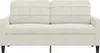 vidaXL Divano a 2 posti crema 140 cm in velluto Anteprima dell’immagine prodotto 4