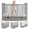 Love For Sleep Grau Babybett Gitterbett mit Schublade 120 x Produktbild-Vorschau 1