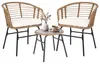 COSTWAY 3-tlg. Gartenmöbel Set Polyrattan, Bistroset für 2 Produktbild-Vorschau 1
