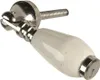 Clayre & Eef Türknauf 2x6 cm Beige Keramik Produktbild-Vorschau 2
