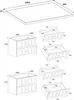 Rodan | Mobile Sottolavabo - Beige e Marrone - 160 cm - 4 Anteprima dell’immagine prodotto 13