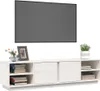 vidaXL TV-Schrank Weiß 156x40x40 cm Massivholz Kiefer Produktbild-Vorschau 3