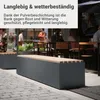 Gartenbank Truhebank Sitztruhe Parlo 185 cm x 45 cm Light Produktbild-Vorschau 4