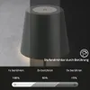 2x Lampada da tavolo a batteria Briloner LED Altezza Anteprima dell’immagine prodotto 2