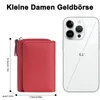 STILVORA Geldbörse Damen, RFID Mini-Geldbörse aus echtem Produktbild-Vorschau 2