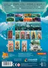 The image shows the back of a board game box, displaying game components, artwork, and instructional text. Podgląd zdjęcia produktu
