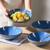 Tief Teller set 4er Ø20 cm Keramik Suppenteller Produktbild-Vorschau 6