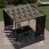 BlumfeldtBlumfeldt Shade Cove, pergola tkaninowa, 3 x 3 m, Podgląd zdjęcia produktu 7