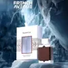 A perfume bottle and its box are displayed in a frosty, icy environment. Náhľad obrázku produktu