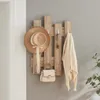 Wandgarderobe ‘Raseborg’ mit 16 Haken 60 x 80 cm Eicheoptik Produktbild-Vorschau 1