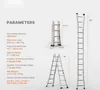 Telescoopladder, A-frame ladder, stabiele ladder, Productafbeelding-voorbeeld 7