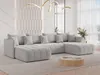 GrainGold Ecksofa U-Form Ardi U - Ecksofa mit Produktbild-Vorschau 3