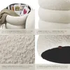 Tabouret ALTU rembourré avec rangement - Bouclé crème/ Voir les images du produit 4