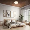 Briloner Plafoniera LED con paralume in tessuto Ø38x10,5 cm Anteprima dell’immagine prodotto 5