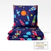 Kinderbettwäsche Renforce 135x200cm, 100% Baumwolle, Navy Produktbild-Vorschau 4
