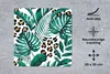 MuchoWow® Mauspad Mousepad Leopardenmuster - Blätter - Produktbild-Vorschau 2