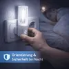 3 x LED Nachtlicht Set Steckdose Nachtlampe Babylicht Produktbild-Vorschau 6